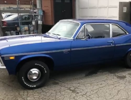 1969 Chevy Nova Blue Restoration